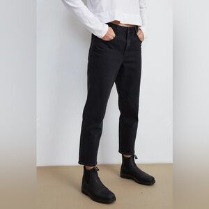Velvet by Graham & Spencer black cropped denim